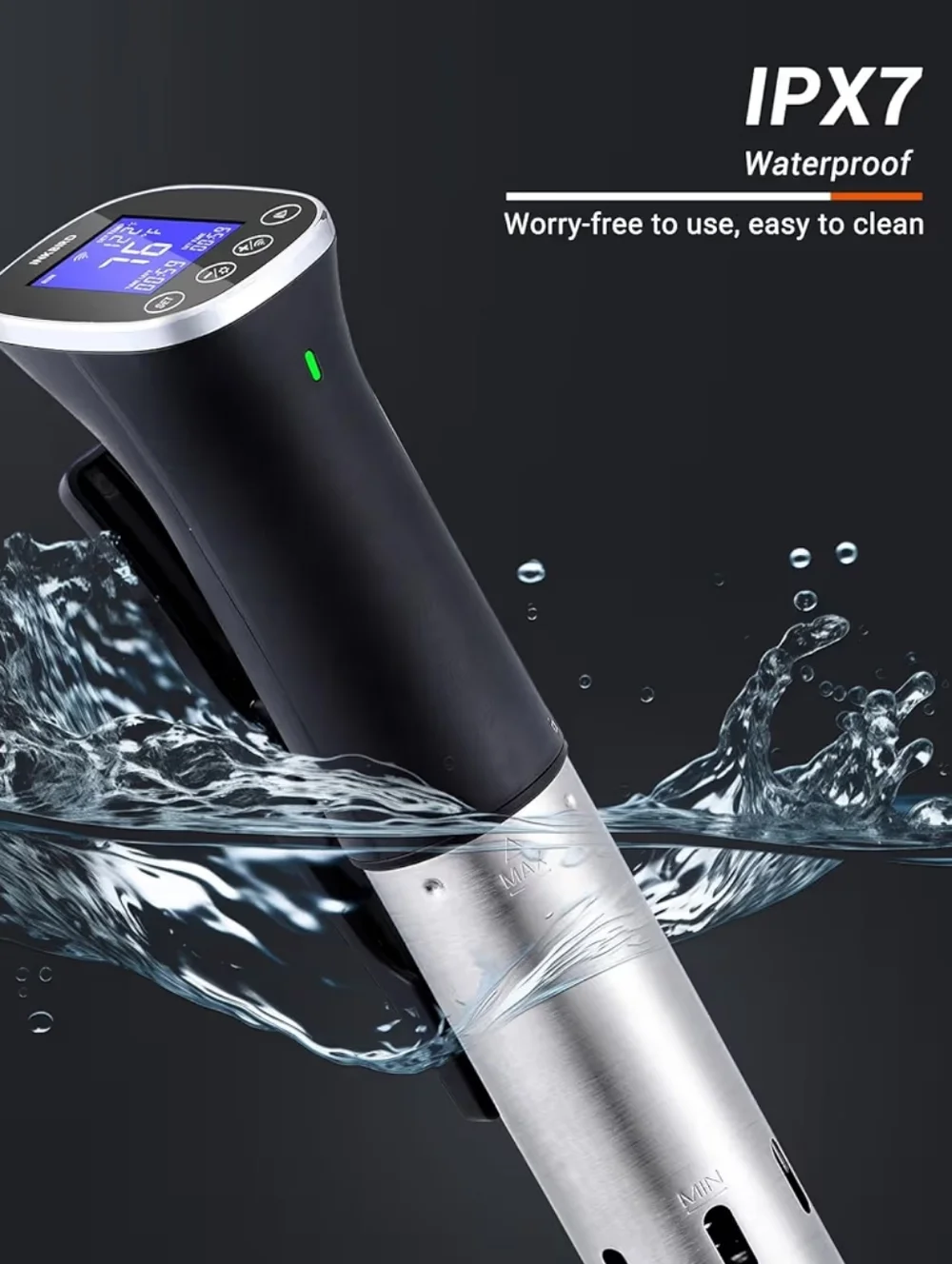 🔖NEW INKBIRD WIFI SOUS VIDE COOKER 1000W - Picture 2 of 7